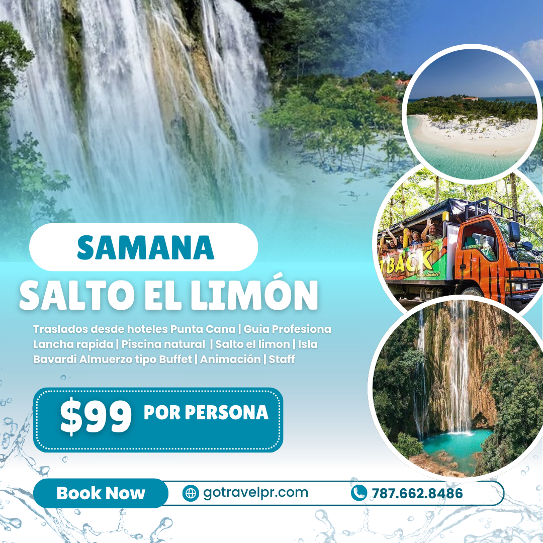 Semana  + Salto el Limón + Isla Bavardi